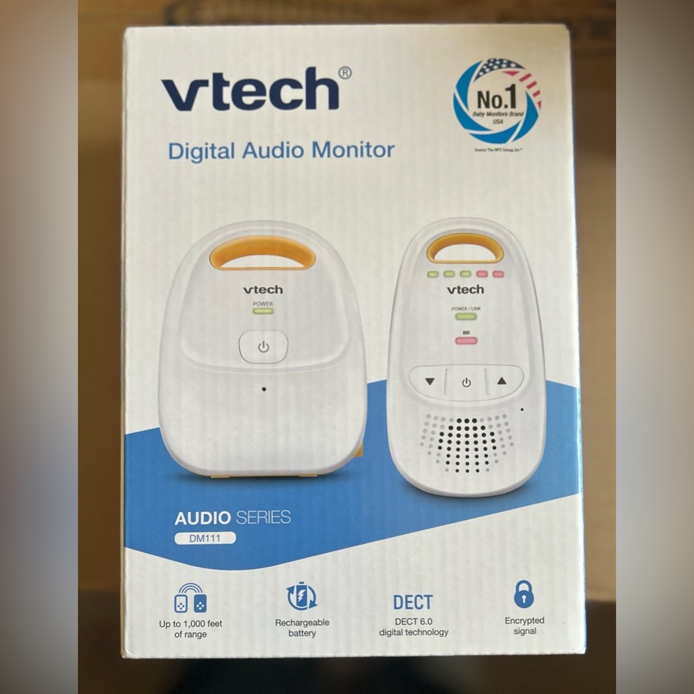 VTech White Digital Audio Monitor